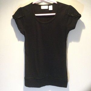 Geric New York Shortsleeves Tee- Shirt Size: XL Black